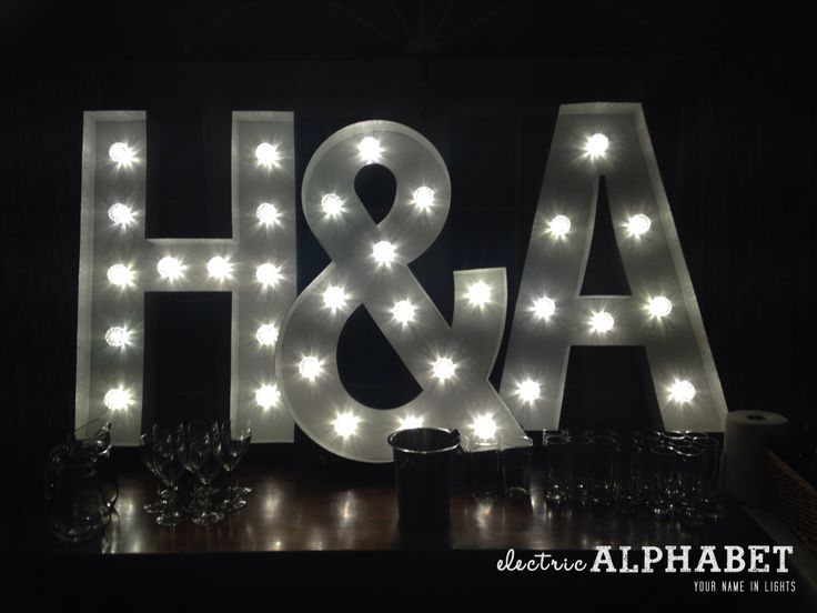 Electric Alphabet  Www Electric-alphabetcom  H&a Lights, Our Wedding, Alphabet